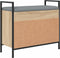 vidaXL - Schoenenbank - 65,5x32x57,5 - cm - bewerkt - hout - sonoma - eikenkleurig