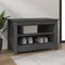 vidaXL - Schoenenbank - 70x38x45,5 - cm - massief - grenenhout - grijs