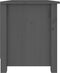 vidaXL - Schoenenbank - 70x38x45,5 - cm - massief - grenenhout - grijs