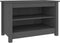 vidaXL - Schoenenbank - 70x38x45,5 - cm - massief - grenenhout - grijs