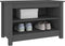 vidaXL - Schoenenbank - 70x38x45,5 - cm - massief - grenenhout - grijs