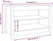vidaXL - Schoenenbank - 70x38x45,5 - cm - massief - grenenhout