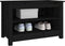 vidaXL - Schoenenbank - 70x38x45,5 - cm - massief - grenenhout - zwart