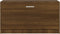 vidaXL - Schoenenbank - 80x24x45 - cm - bewerkt - hout - bruin - eikenkleur