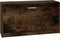 vidaXL - Schoenenbank - 80x24x45 - cm - bewerkt - hout - gerookt - eiken