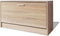vidaXL - Schoenenbank - 80x24x45 - cm - bewerkt - hout - gerookt - eiken