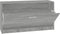 vidaXL - Schoenenbank - 80x24x45 - cm - bewerkt - hout - grijs - sonoma - eikenkleur