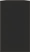 vidaXL - Schoenenbank - 80x24x45 - cm - bewerkt - hout - zwart