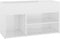 vidaXL - Schoenenbank - 80x30x45 - cm - bewerkt - hout - hoogglans - wit