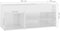 vidaXL - Schoenenbank - 80x30x45 - cm - bewerkt - hout - hoogglans - wit