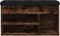 vidaXL - Schoenenbank - 82x32x45,5 - cm - bewerkt - hout - gerookt - eikenkleurig