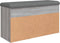vidaXL - Schoenenbank - 82x32x45,5 - cm - bewerkt - hout - grijs - sonoma