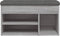 vidaXL - Schoenenbank - 82x32x45,5 - cm - bewerkt - hout - grijs - sonoma