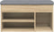 vidaXL - Schoenenbank - 82x32x45,5 - cm - bewerkt - hout - sonoma - eikenkleurig