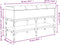 vidaXL - Schoenenbank - 82x32x45 - cm - bewerkt - hout - bruin - eikenkleur
