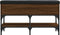 vidaXL - Schoenenbank - 82x32x45 - cm - bewerkt - hout - bruin - eikenkleur