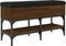 vidaXL - Schoenenbank - 82x32x45 - cm - bewerkt - hout - bruin - eikenkleur