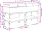 vidaXL - Schoenenbank - 82x32x45 - cm - bewerkt - hout - grijs - sonoma