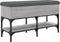 vidaXL - Schoenenbank - 82x32x45 - cm - bewerkt - hout - grijs - sonoma