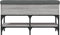 vidaXL - Schoenenbank - 82x32x45 - cm - bewerkt - hout - grijs - sonoma