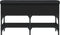 vidaXL - Schoenenbank - 82x32x45 - cm - bewerkt - hout - zwart
