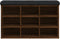 vidaXL - Schoenenbank - 82x32x50 - cm - bewerkt - hout - bruin - eikenkleur