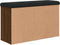 vidaXL - Schoenenbank - 82x32x50 - cm - bewerkt - hout - bruin - eikenkleur