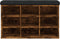 vidaXL - Schoenenbank - 82x32x50 - cm - bewerkt - hout - gerookt - eikenkleurig