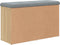 vidaXL - Schoenenbank - 82x32x50 - cm - bewerkt - hout - sonoma - eikenkleurig