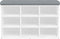 vidaXL - Schoenenbank - 82x32x50 - cm - bewerkt - hout - wit