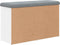 vidaXL - Schoenenbank - 82x32x50 - cm - bewerkt - hout - wit