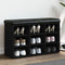 vidaXL - Schoenenbank - 82x32x50 - cm - bewerkt - hout - zwart