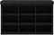 vidaXL - Schoenenbank - 82x32x50 - cm - bewerkt - hout - zwart