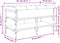 vidaXL - Schoenenbank - 82x42x45 - cm - bewerkt - hout - gerookt - eikenkleurig