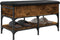 vidaXL - Schoenenbank - 82x42x45 - cm - bewerkt - hout - gerookt - eikenkleurig