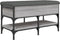 vidaXL - Schoenenbank - 82x42x45 - cm - bewerkt - hout - grijs - sonoma - eikenkleurig
