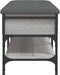 vidaXL - Schoenenbank - 82x42x45 - cm - bewerkt - hout - grijs - sonoma - eikenkleurig