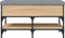 vidaXL - Schoenenbank - 82x42x45 - cm - bewerkt - hout - sonoma - eikenkleurig