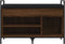 vidaXL - Schoenenbank - 85,5x32x57,5 - cm - bewerkt - hout - bruin - eikenkleur
