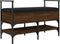 vidaXL - Schoenenbank - 85,5x42x57,5 - cm - bewerkt - hout - bruin - eikenkleur