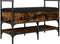 vidaXL - Schoenenbank - 85,5x42x57,5 - cm - bewerkt - hout - gerookt - eikenkleurig