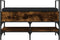 vidaXL - Schoenenbank - 85,5x42x57,5 - cm - bewerkt - hout - gerookt - eikenkleurig