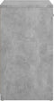 vidaXL - Schoenenbank - 94,5x31x57 - cm - bewerkt - hout - betongrijs