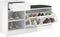 vidaXL - Schoenenbank - 94,5x31x57 - cm - bewerkt - hout - hoogglans - wit