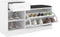 vidaXL - Schoenenbank - 94,5x31x57 - cm - bewerkt - hout - sonoma - eikenkleurig