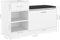 vidaXL - Schoenenbank - 94,5x31x57 - cm - bewerkt - hout - wit