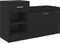 vidaXL - Schoenenbank - 94,5x31x57 - cm - bewerkt - hout - zwart