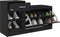 vidaXL - Schoenenbank - 94,5x31x57 - cm - bewerkt - hout - zwart