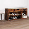 vidaXL - Schoenenbank - met - kussen - 104x30x49 - cm - bewerkt - hout - sonoma - eiken