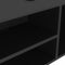vidaXL - Schoenenbank - met - kussen - 104x30x49 - cm - hout - hoogglans - zwart